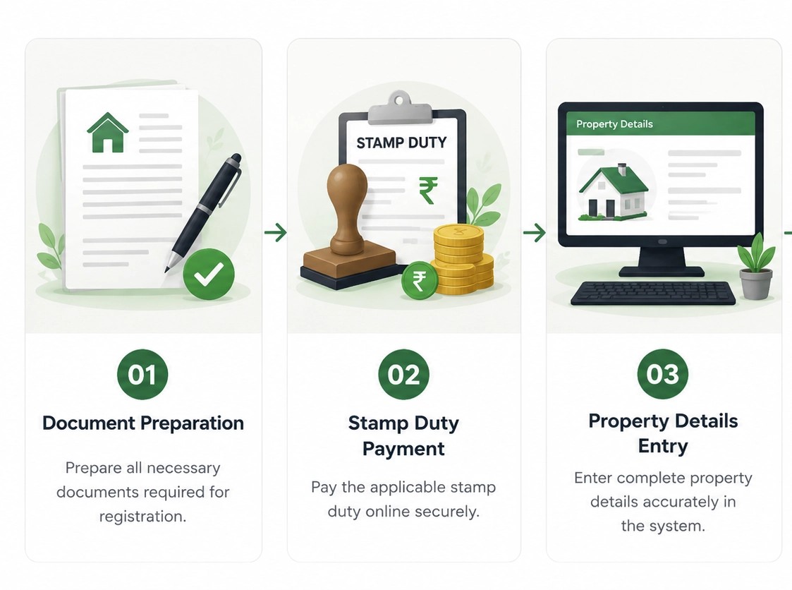 Home Five step registration process3
