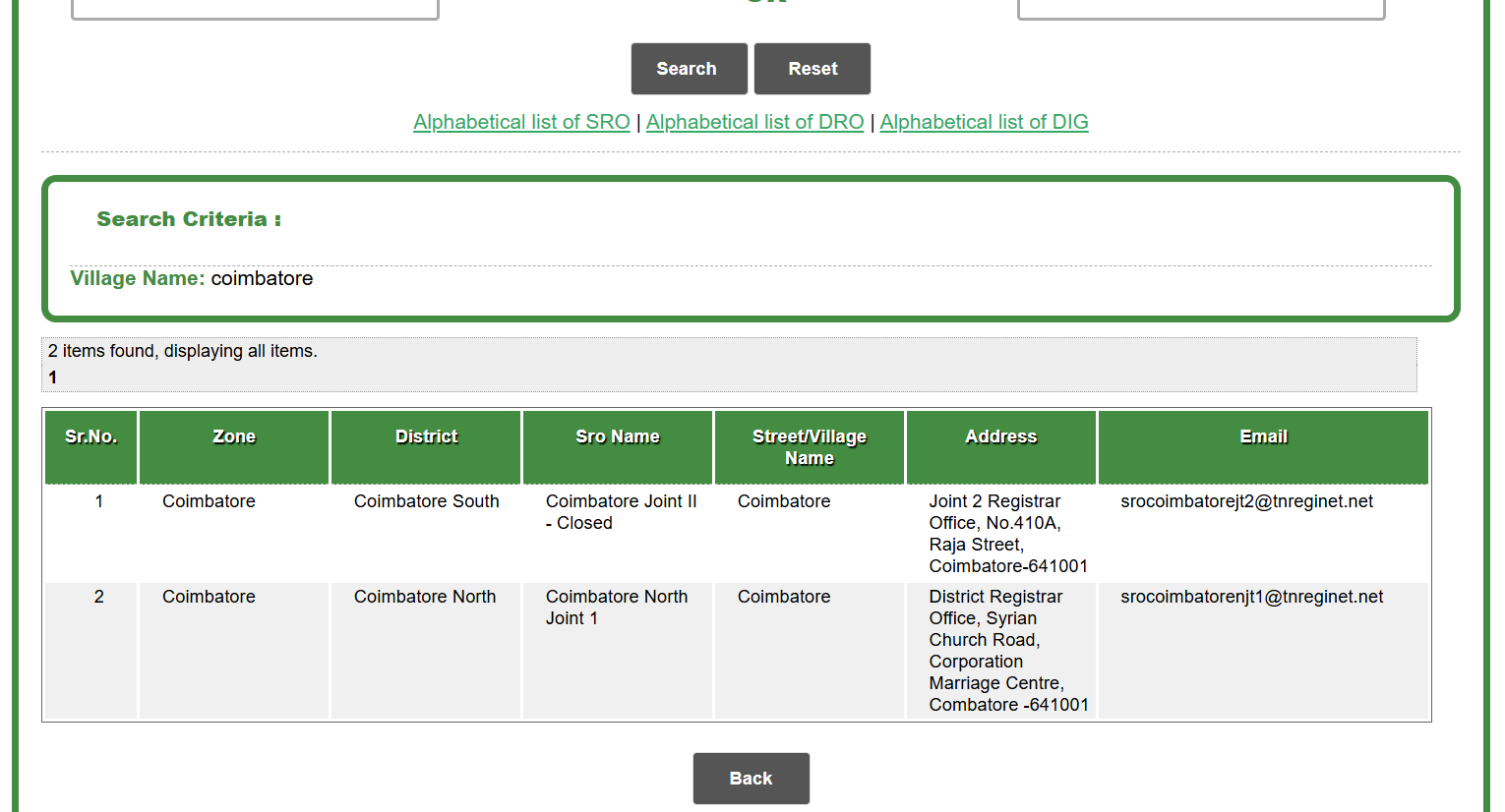 Guideline Value Coimbatore Verification Process